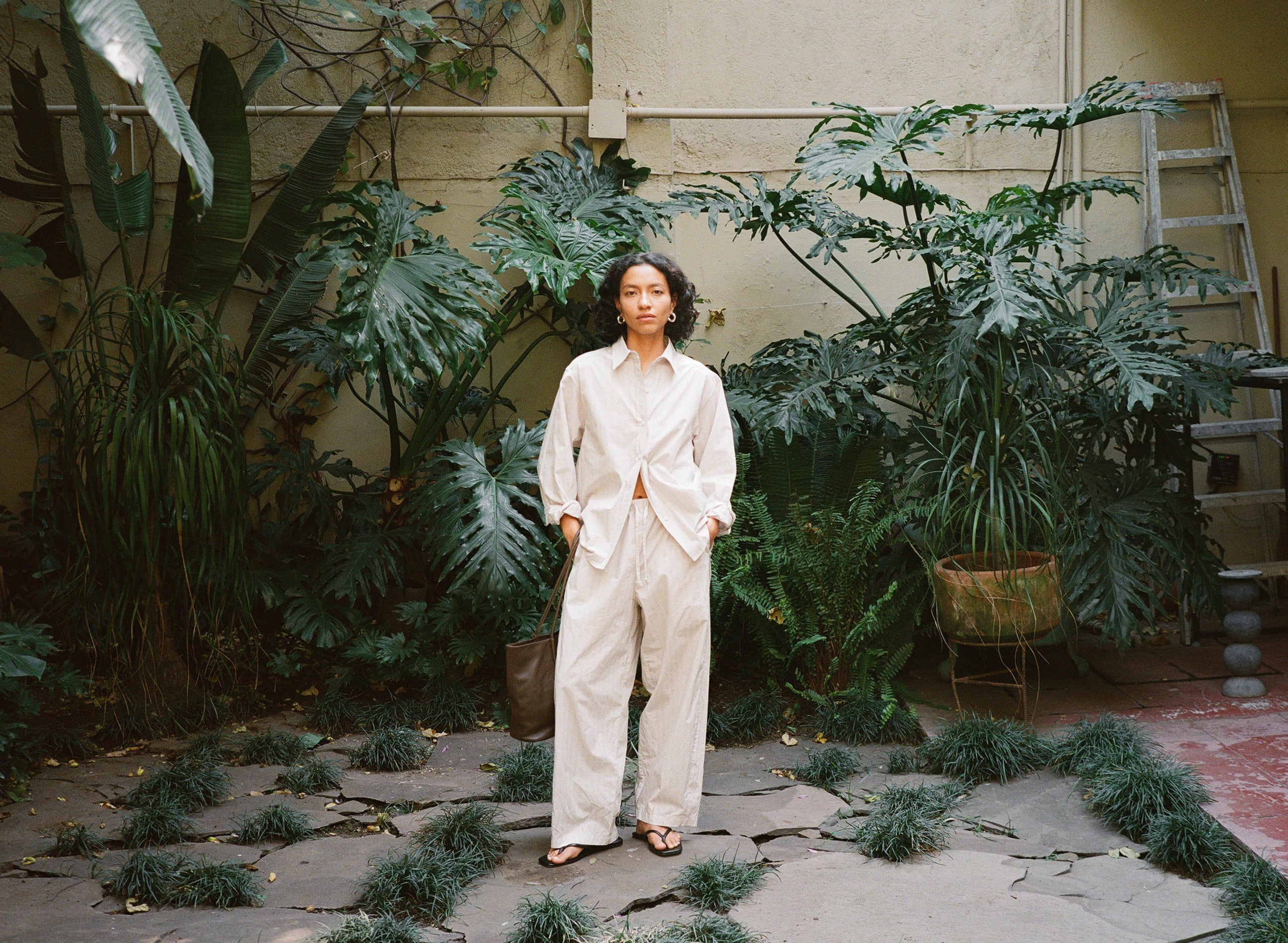 Marcie Shirt, Japanese Organic Cotton, Isla Stripe