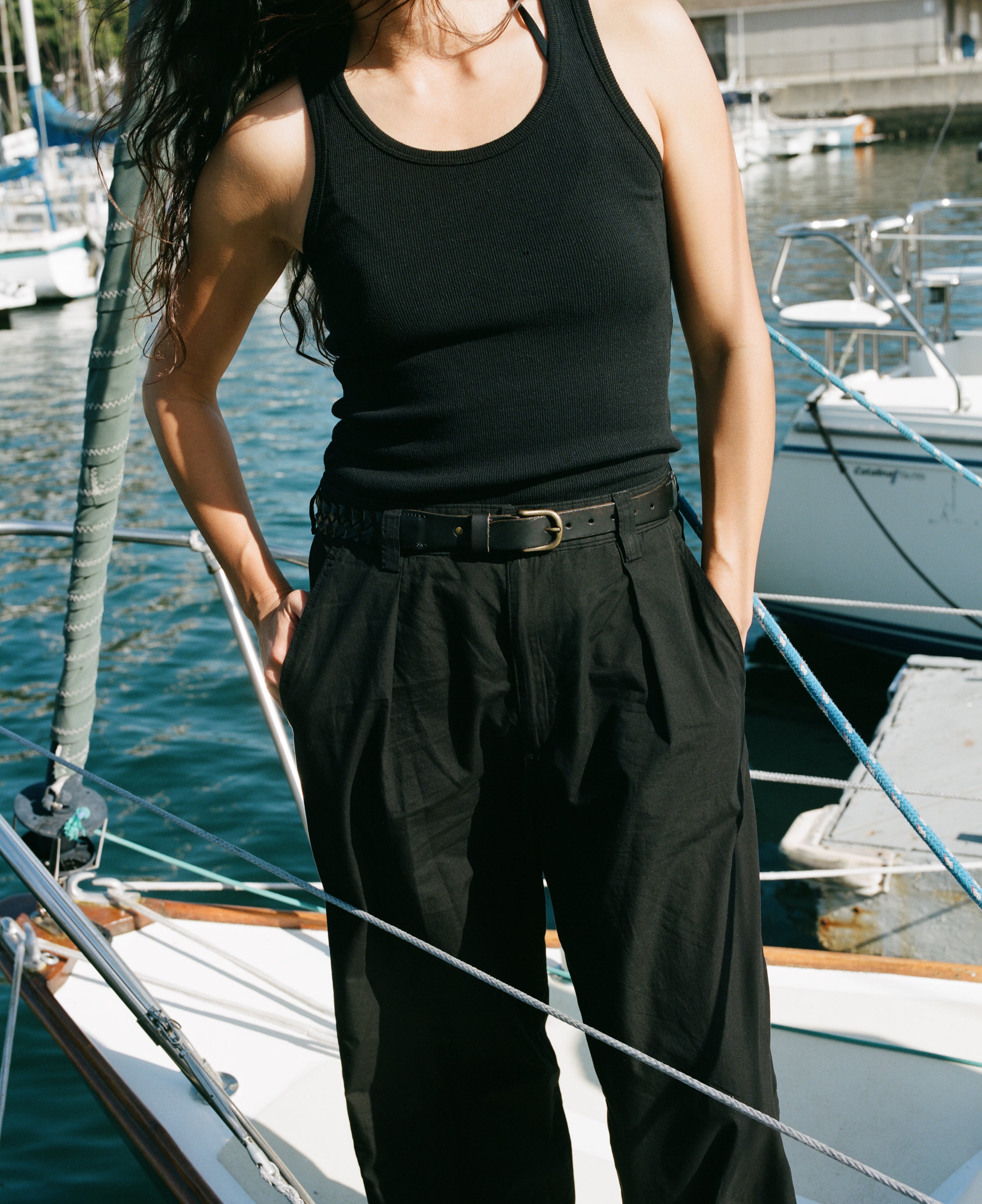 Poplin Field Pant, Organic Poplin, Black