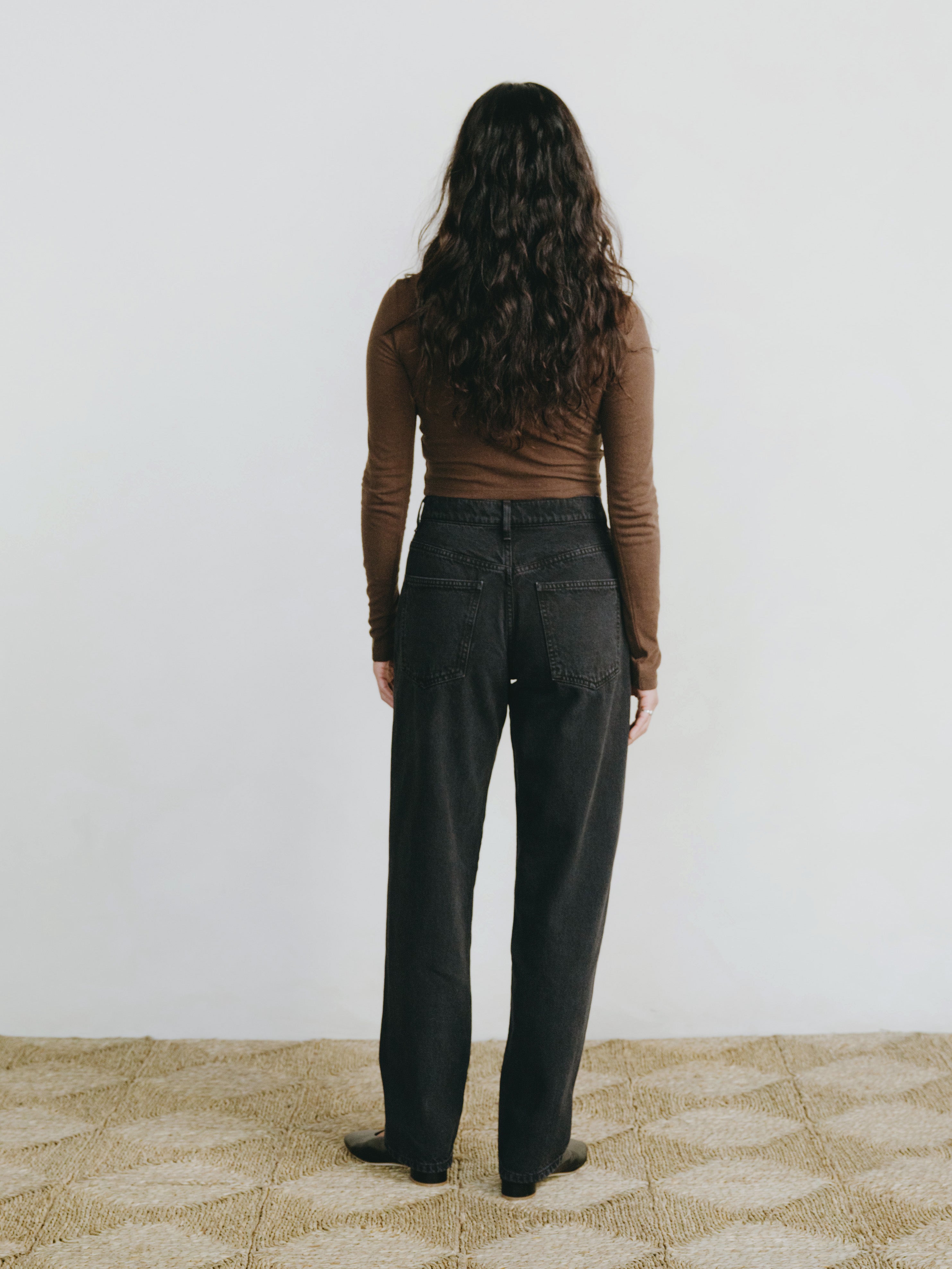 Una Jean, Recycled Denim, Vintage Black