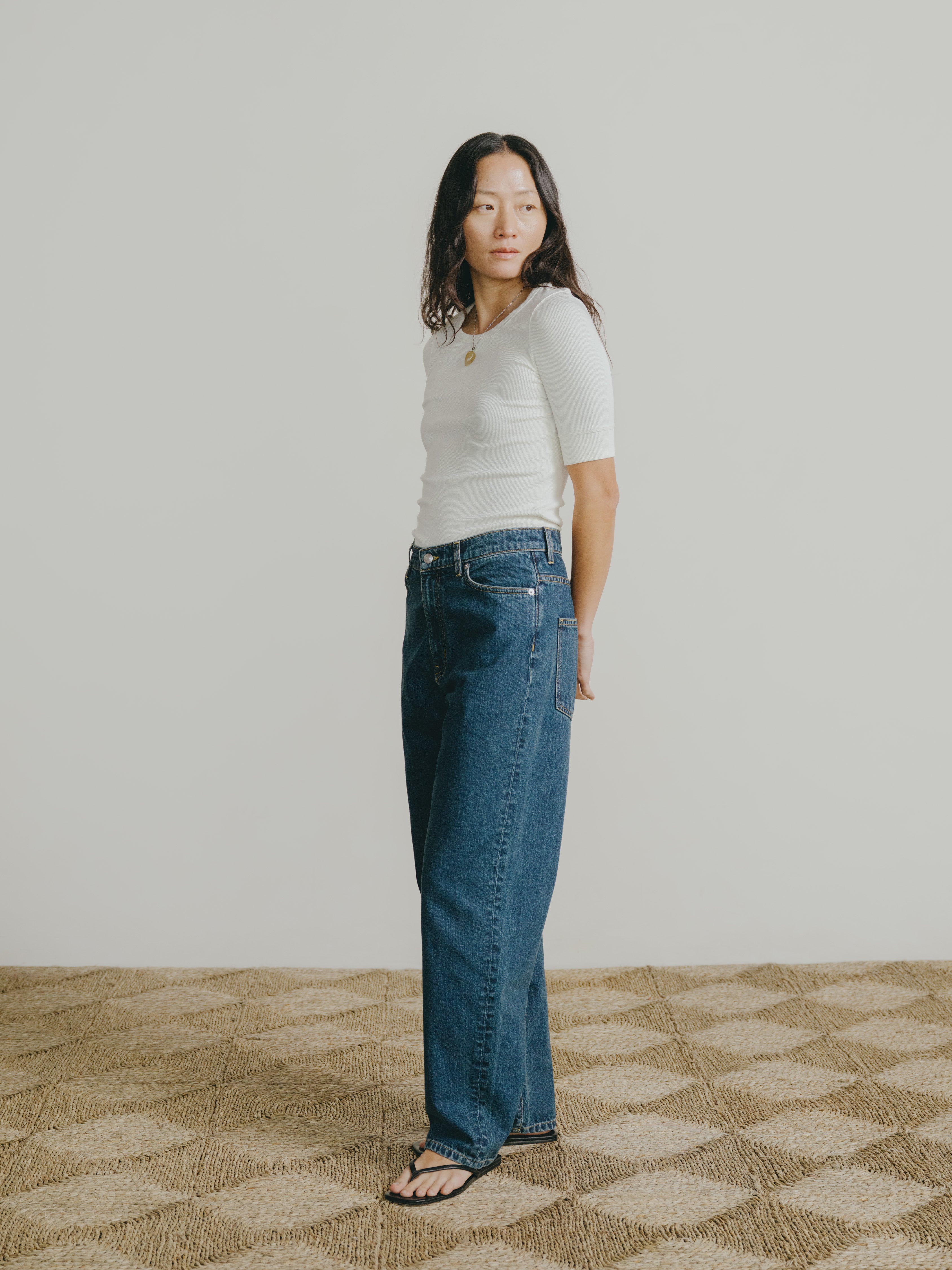 Una Jean, Tencel Denim, Vintage Dark