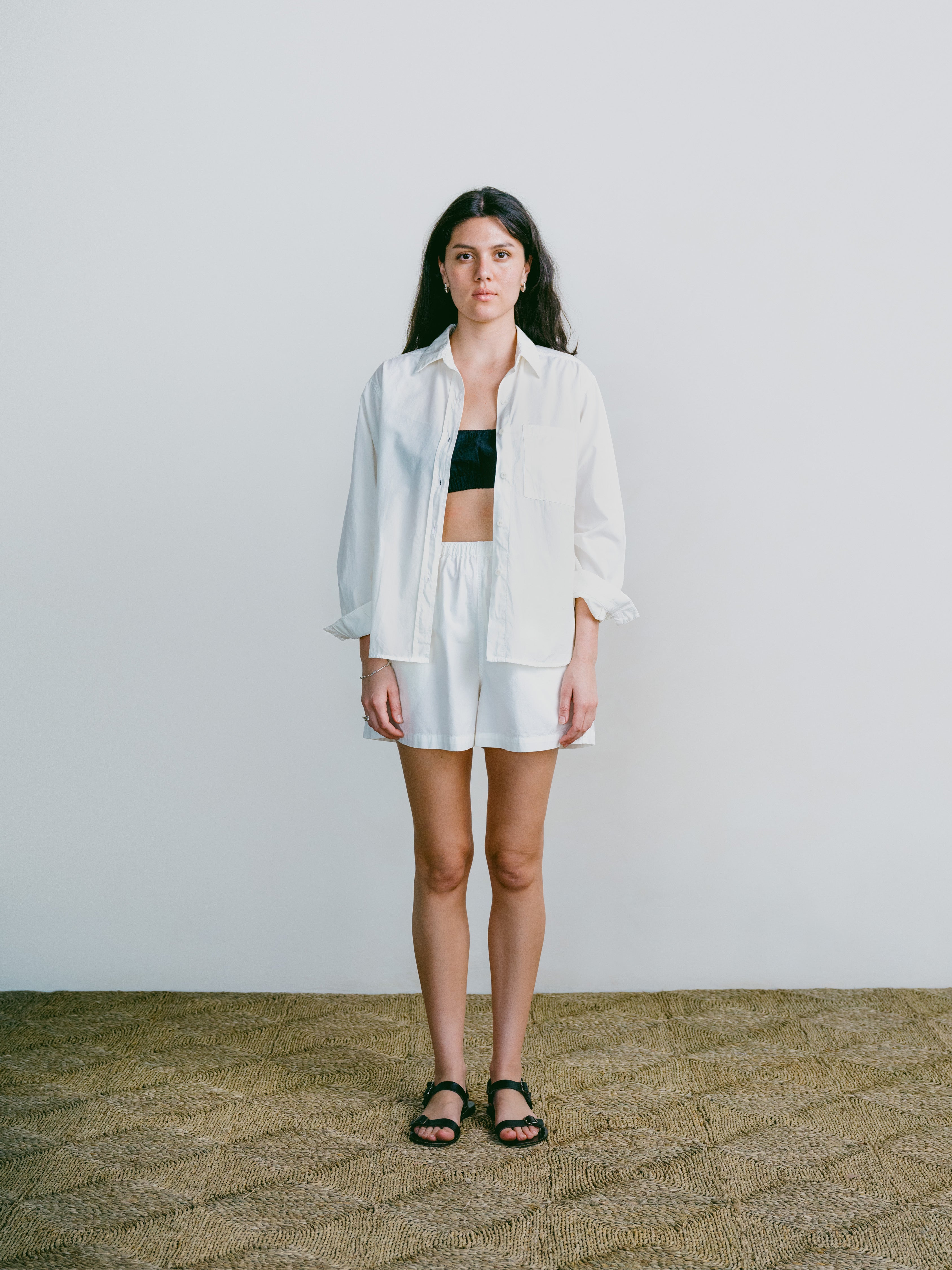 All Day Short, Organic Poplin, Natural