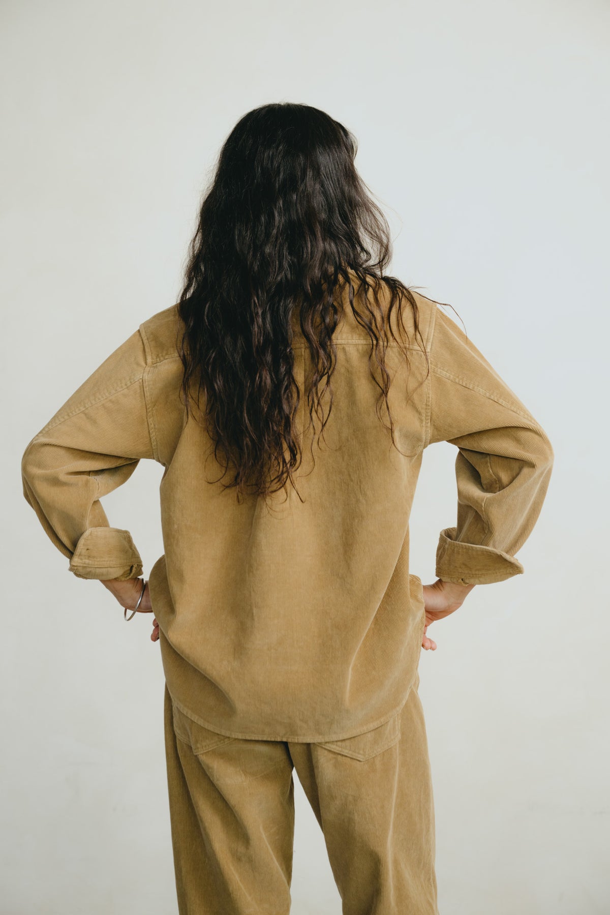 Zip Popover, Organic Corduroy, Camel