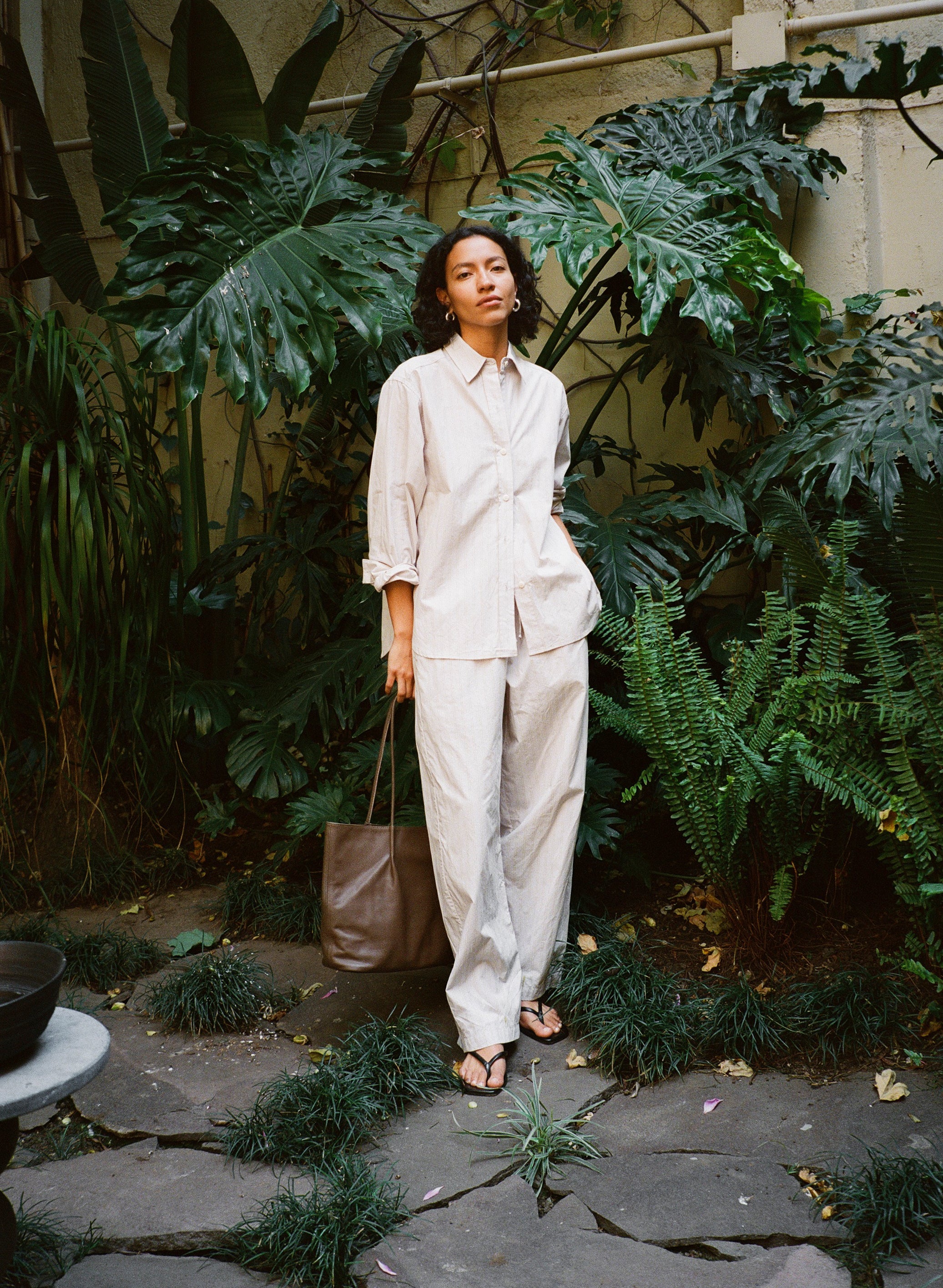Marcie Shirt, Japanese Organic Cotton, Isla Stripe