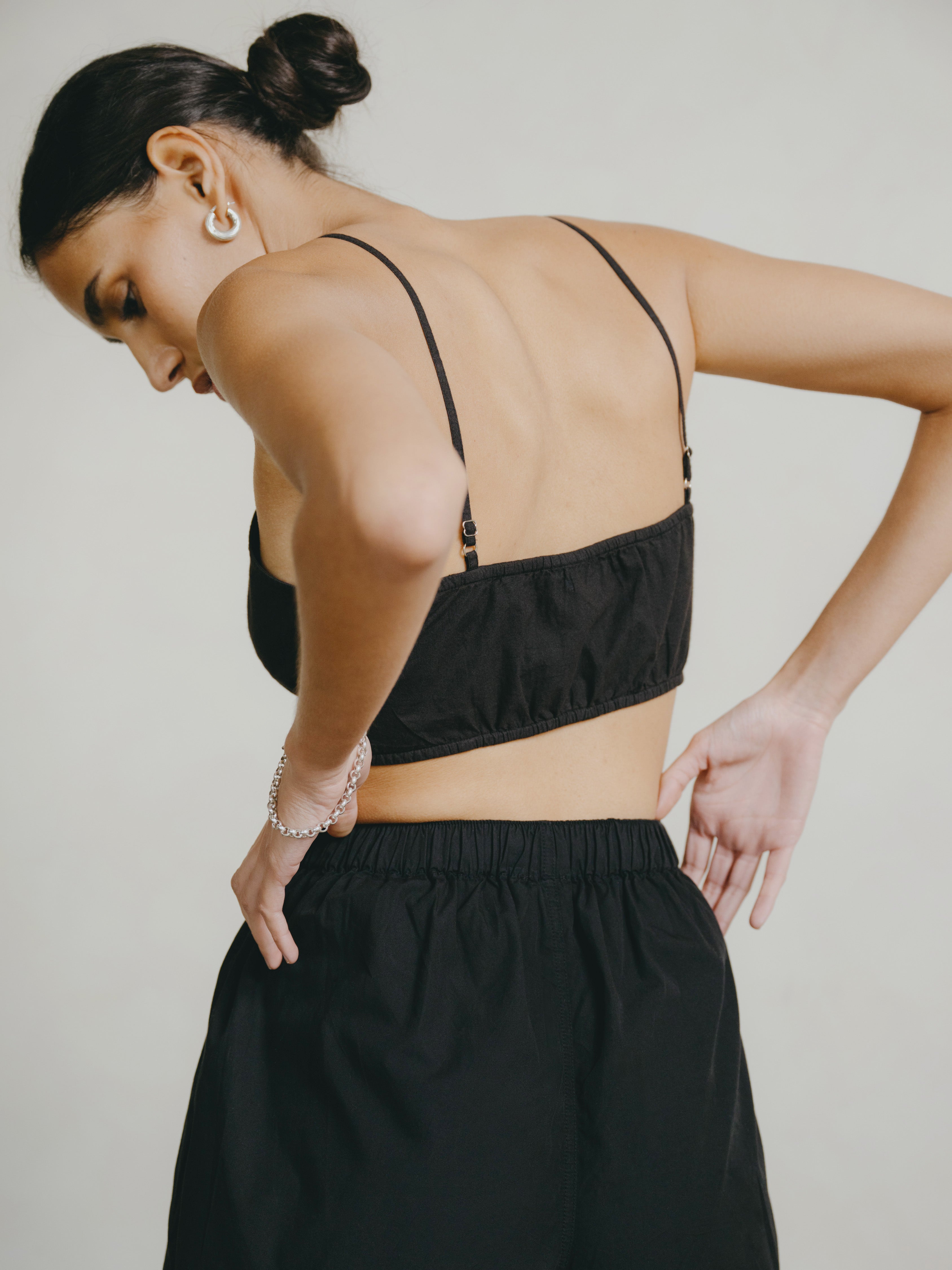 Maeve Top, Organic Batiste, Soft Black