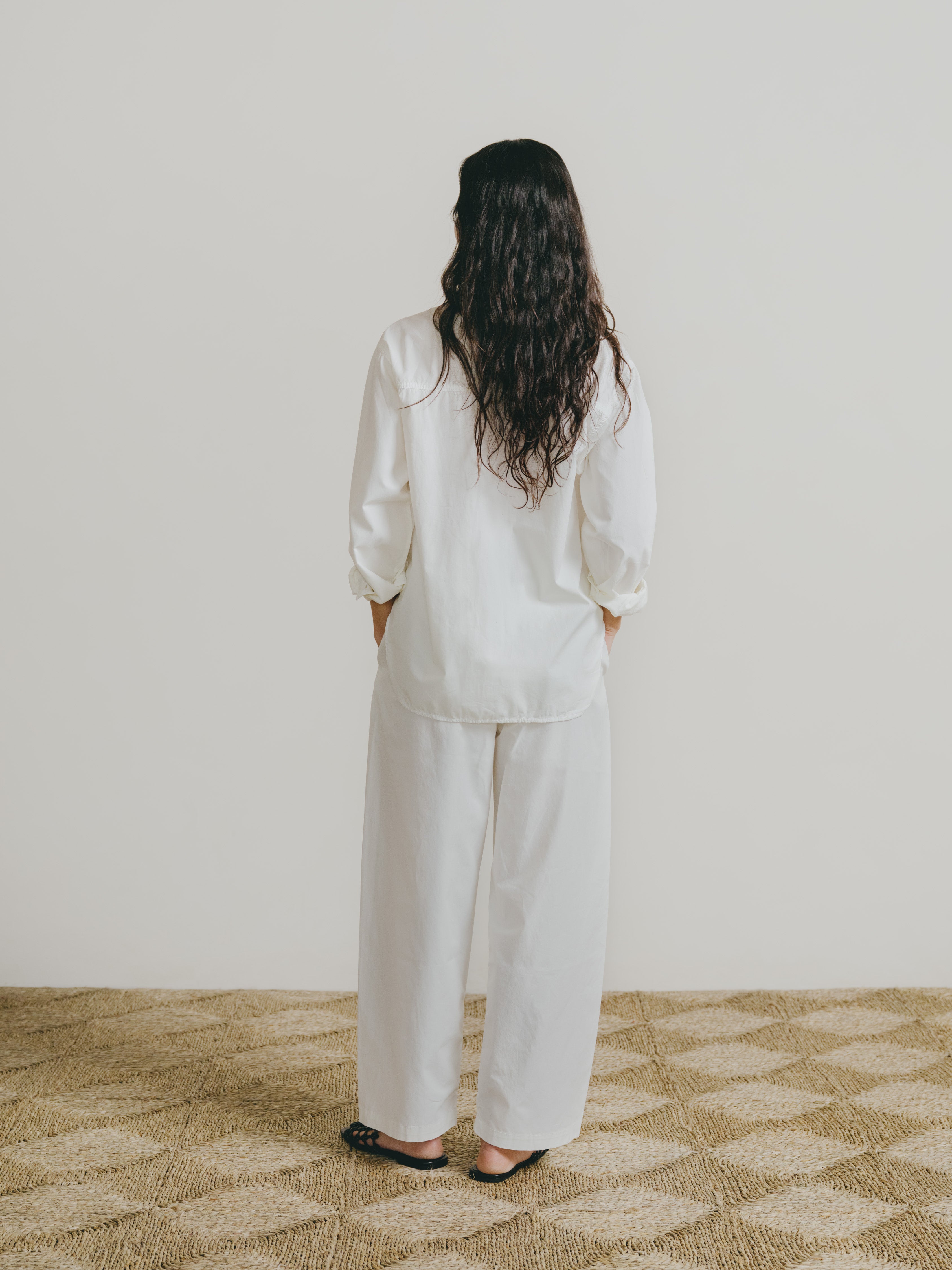 All Day Pant, Organic Poplin, Natural