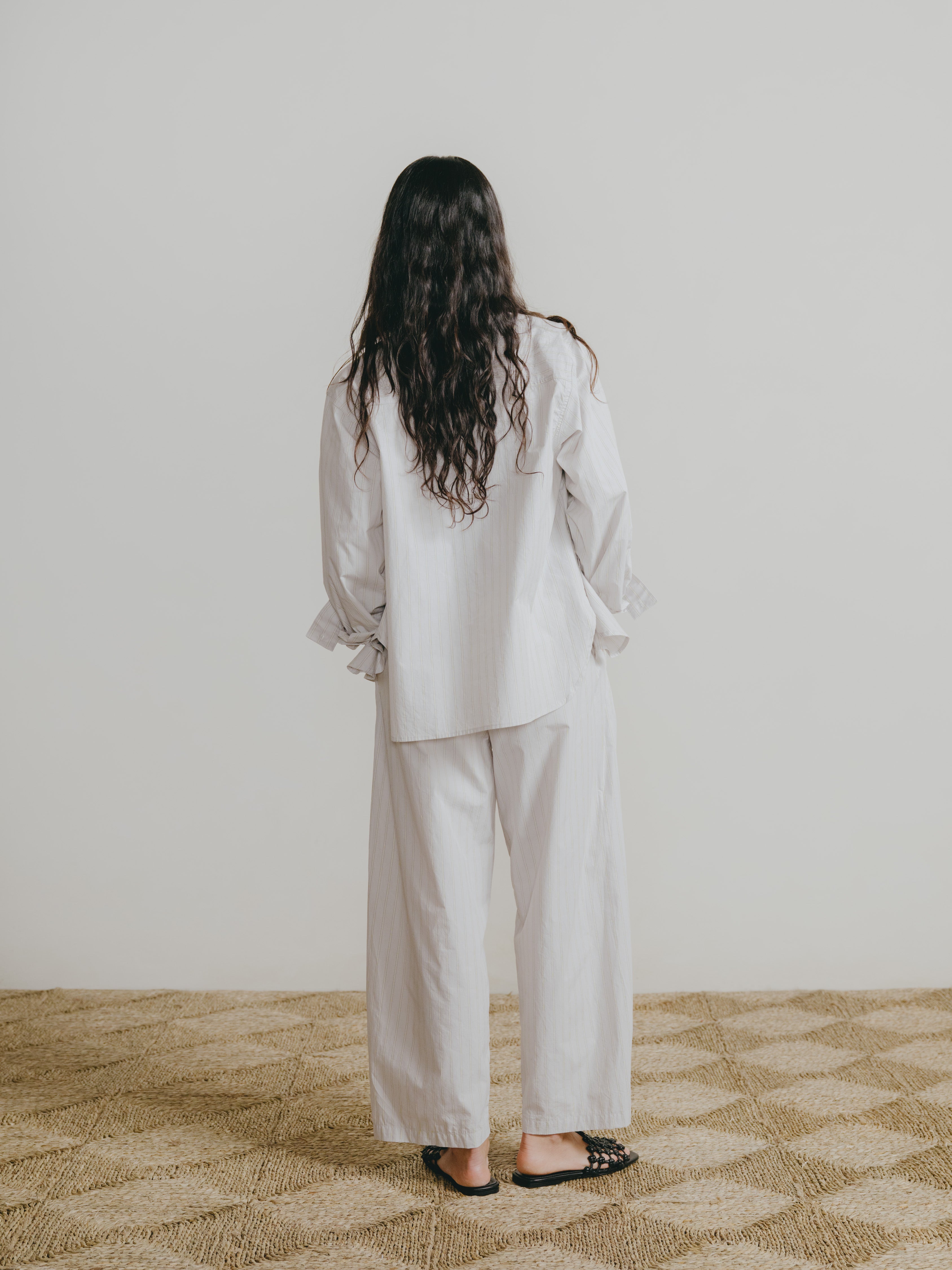 Marcie Shirt, Japanese Organic Cotton, Isla Stripe
