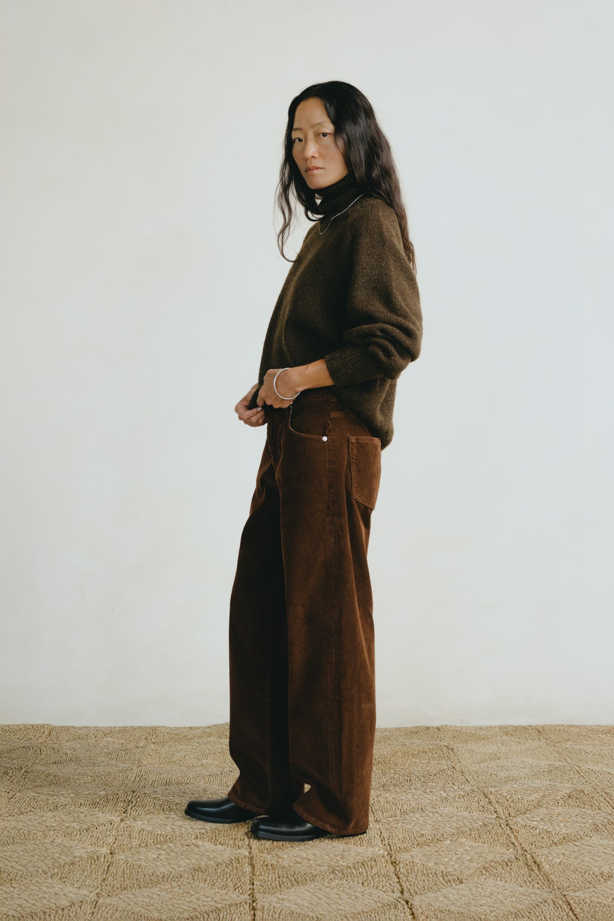 Benny Jean, Organic Corduroy, Rust