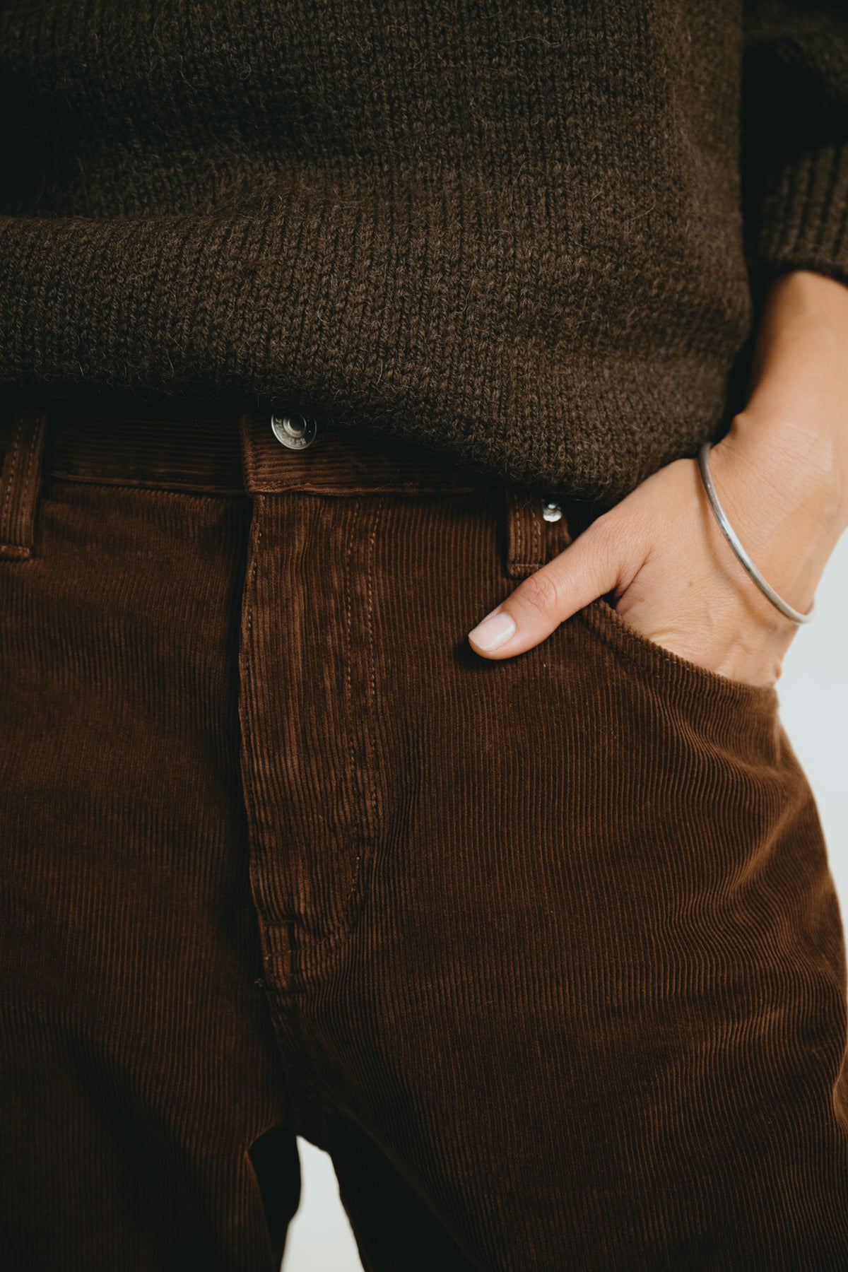Benny Jean, Organic Corduroy, Rust