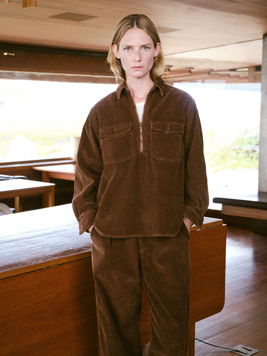 Field Pant, Organic Corduroy, Rust